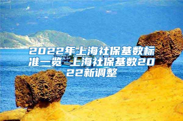 2022年上海社保基数标准一览 上海社保基数2022新调整
