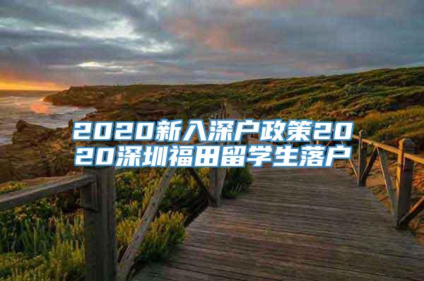 2020新入深户政策2020深圳福田留学生落户