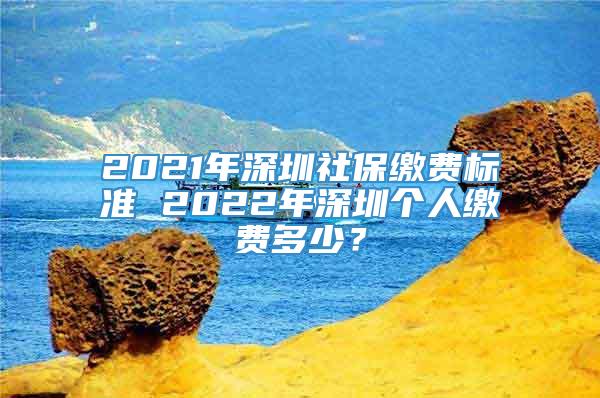 2021年深圳社保缴费标准 2022年深圳个人缴费多少？