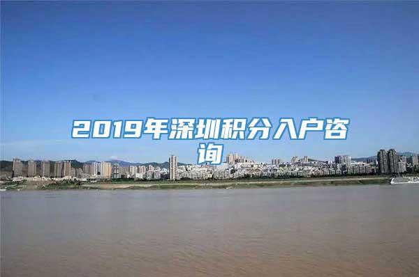 2019年深圳积分入户咨询