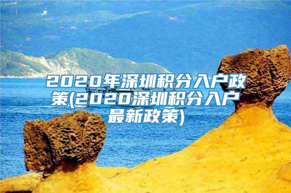 2020年深圳积分入户政策(2020深圳积分入户最新政策)