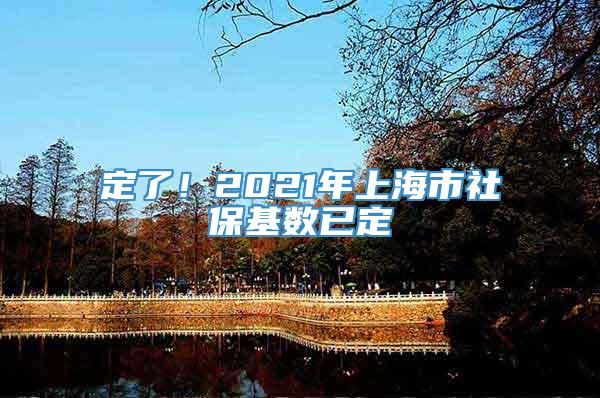 定了！2021年上海市社保基数已定