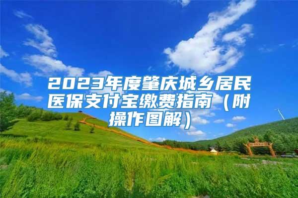 2023年度肇庆城乡居民医保支付宝缴费指南（附操作图解）