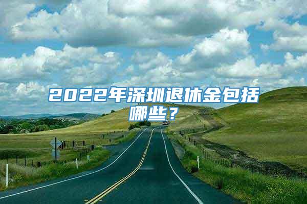 2022年深圳退休金包括哪些？