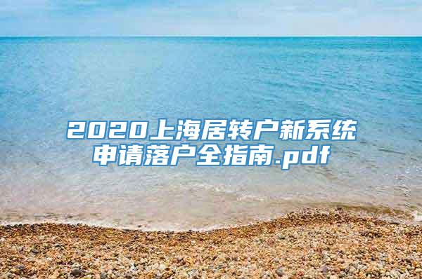 2020上海居转户新系统申请落户全指南.pdf