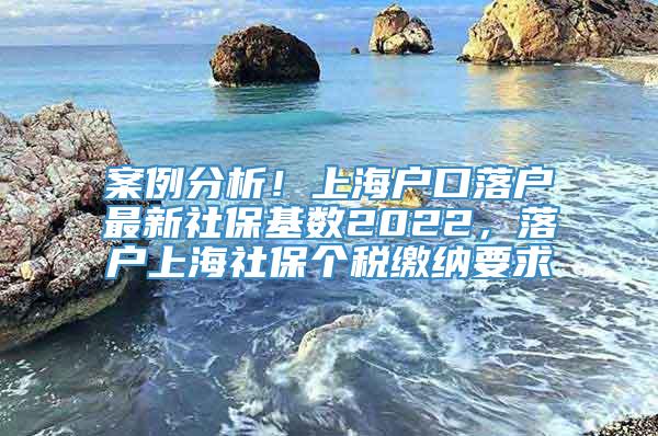 案例分析！上海户口落户最新社保基数2022，落户上海社保个税缴纳要求