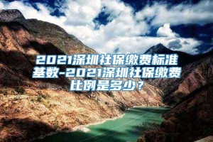 2021深圳社保缴费标准基数-2021深圳社保缴费比例是多少？