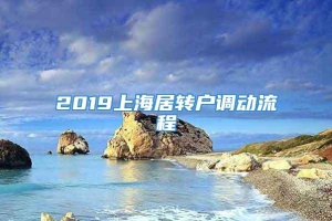 2019上海居转户调动流程