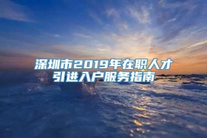 深圳市2019年在职人才引进入户服务指南_重复
