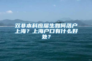 双非本科应届生如何落户上海？上海户口有什么好处？