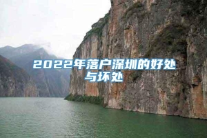 2022年落户深圳的好处与坏处