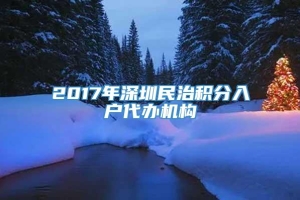 2017年深圳民治积分入户代办机构