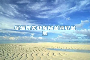 深圳市失业保险金领取金额