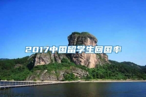 2017中国留学生回国率