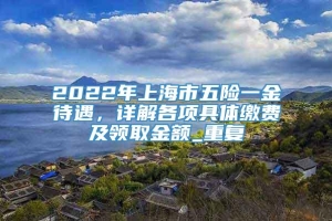 2022年上海市五险一金待遇，详解各项具体缴费及领取金额_重复