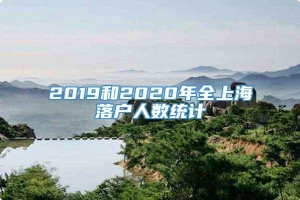 2019和2020年全上海落户人数统计