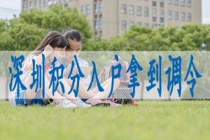 深圳大学入户流程,引进人才政策的人才标准