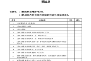 上海留学生落户申请单