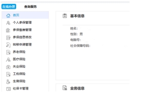 深圳社保个人网上服务网页功能（附查询入口）