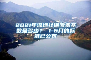 2021年深圳社保缴费基数是多少？ 1-6月的标准已公布
