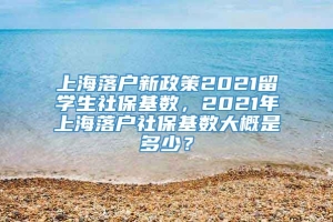 上海落户新政策2021留学生社保基数，2021年上海落户社保基数大概是多少？