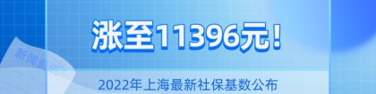 11396元！2022年上海最新社保基数公布！对落户上海有影响吗？