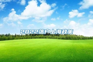 2022落户上海政策