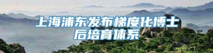 上海浦东发布梯度化博士后培育体系
