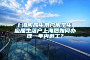 上海应届生落户留学生，应届生落户上海后如何办理一年内退工？