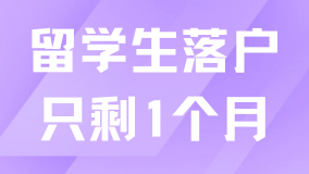 就剩一个月了！留学生落户上海政策即将到期！这些误区一定要避开！